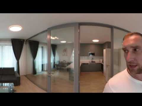 Video Prostorný byt 2+kk 79m2 v projektu Garden Towers v Praze 3