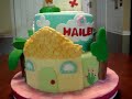 Dora Theme Fondant Cake