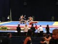 mouvement d'ensmble au sol, mini trmpoline et tumbling de l'équipe d'olivet au championnat de france a monluçon.