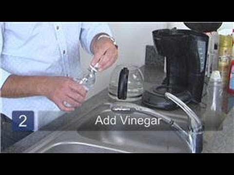 how to clean a coffee maker with vinegar
