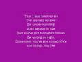 delta goodrem-bort to try (with lyrics)