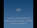 The biggest archive of music available for free download))) http://vk.com/reg9870933