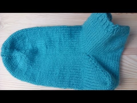 how to knit easy socks