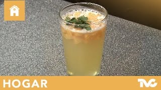Cómo preparar agua de melón y menta