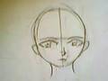 tutorial dibujar manga 1 cabeza frente