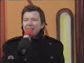 rick astley surprises the macy's parade.