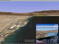 Google Earth + Flight Sim.