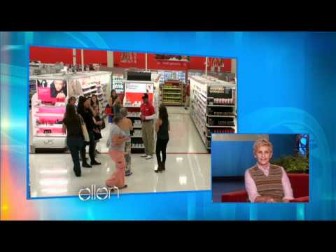 Ellen - Ellen had so much fun with hidden cameras and David Beckham, she did it again! This time she sent David to Target to pose as an employee, spraying people wit...