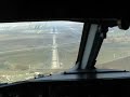 Landing im JumpSeat  Fokker 100 in SCL