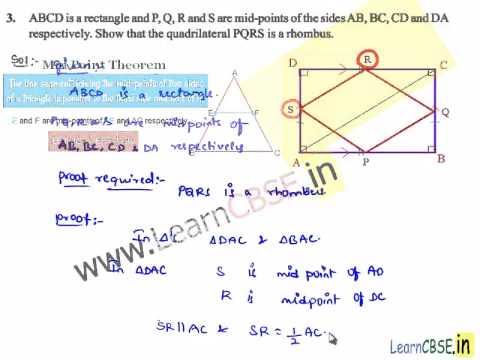 how to prove a rhombus