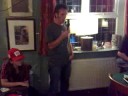 Jules Gotwood singing tribute kareoke in the Angel Porthcawl Jules Gotwood singing tribute kareoke in the Angel Porthcawl
