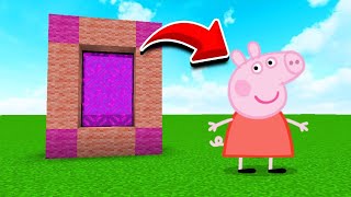 Cursed Peppa Pig Seed In Minecraft How To Spawn Evil Peppa Pig