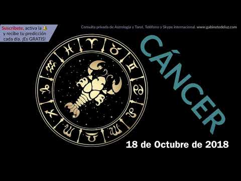 Horóscopo Diario - Cáncer - 18 de Octubre de 2018
