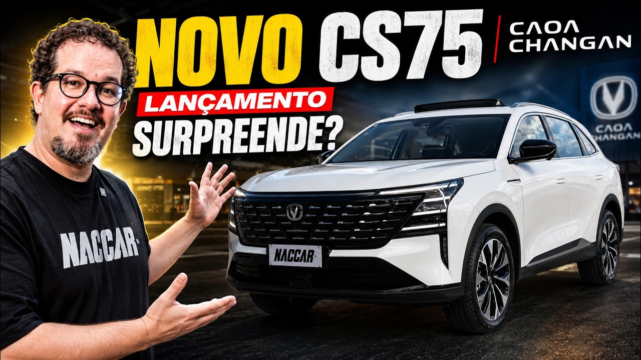 Testei o CAOA Changan CS75! O SUV GIGANTE que assusta a concorrência pelo preço! 🤯🚙