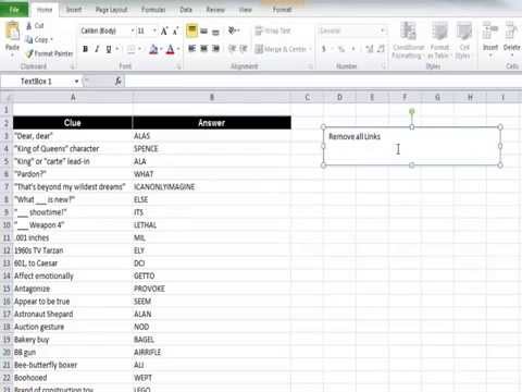 how to remove hyperlink in excel
