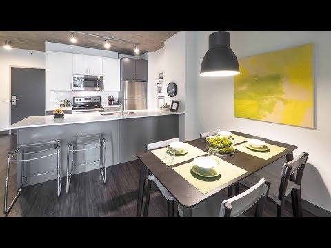 An 06-tier 1-bedroom model at the Loop’s new Linea apartments An 06-tier 1-bedroom model at the Loop’s new Linea apartments
