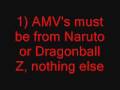 Naruto and Dragonball Z AMV contest (results in discription)