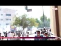 قوات الشرطة والجيش تطلق قنابل الغاز والرصاص الحي على المتظاهرين أمام مبني المحافظة بقنا -Views : 2