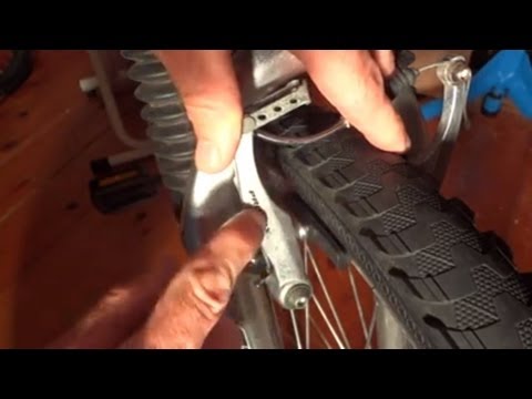 how to fit bike v brakes