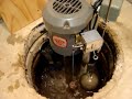 testing the backup sump pump