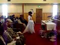 Starr Statuz doing a praise dance at church