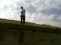 jump onto sand lol
