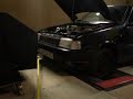 FIAT UNO TURBO DYNO Leistungsprüfstand Leistungsmessung 1,1 bar 168 PS