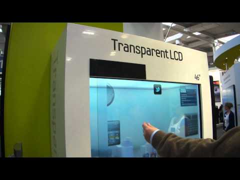 VIDEOS: conozca las pantallas LCD transparentes