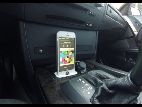 How to install SPEC DOCK iphone 5 5s dock BMW E60 5 series