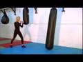 Women's Kickboxing Kicks : Women's Kickboxing: Stepping Front Kick