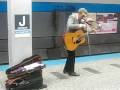 One-Woman Band on the Blue Line
