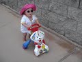 Emily walking and laughing Emily walking and laughing