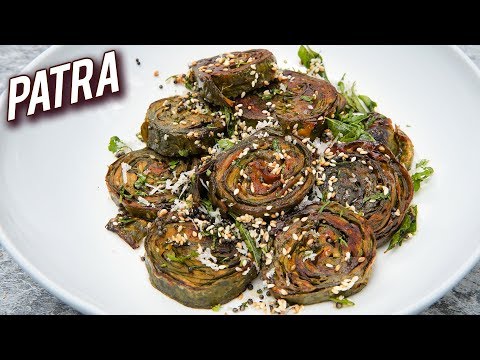 Homemade Gujarati Patra Recipe – How To Make Patra At Home – Traditional Gujarati Patra – Varun