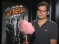 Woody Harrelson, Emma Stone, and Jesse Eisenberg with Matt Zaller for ZOMBIELAND!