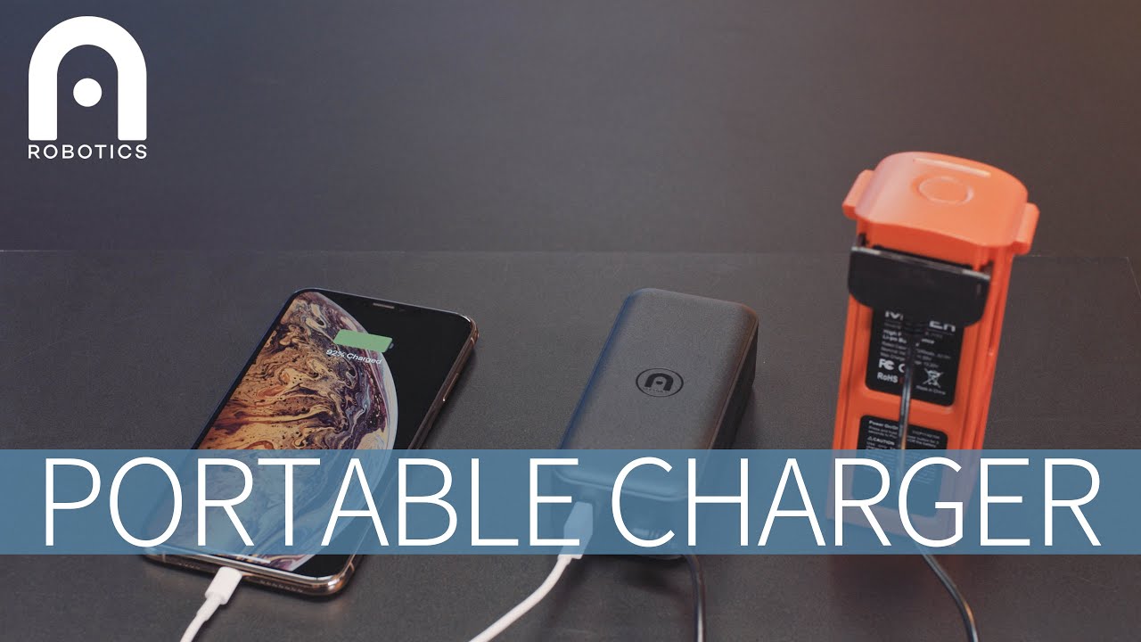 How to use the aircraft charger as a portable charger