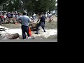 Vintage hotsaw chainsaw race Vintage hotsaw chainsaw race