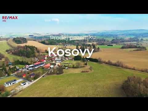 Video Prodej stavebního pozemku 825 m² – Kosovy u Úsobí