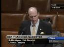 Rep. McCotter gives remarks about the Budget