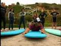 FINE LIVING CHANNEL show on LEUCADIA SURF SCHOOL SURF CAMP