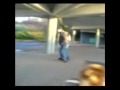 Inliner fahren im Rheinpark K�ln