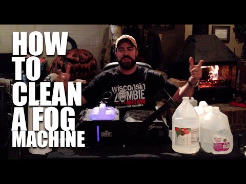 how to unclog smoke machine