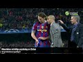 Mourinho sneaks up to pep and Ibrahimovic and and deliver a  cheeky comment
