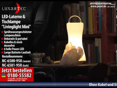 Lunartec LED-Laterne & Tischlampe 
