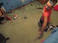 Olesya destroys the structure!