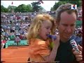 マッケンロー Leconte Gomez ボルグ 全仏オープン 1999