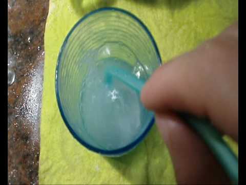 how to react calcium oxide with water