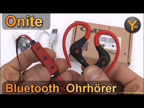 Kurztest: Onite Bluetooth In-Ear Ohrhörer / Wireless Sports Earphones / Kopfhörer