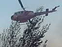 Yorba Linda Fire Helicopter Drop