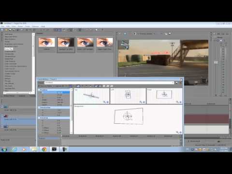 Sony Vegas Pro 10: Animated Text Behind Mask Object Tutorial