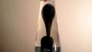Lava Lite USA LAVA LAMP time lapse Clear/Black Great Flow!